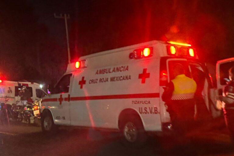 Imagen: Motociclista es impactado y cae en exceso de velocidad en Tizayuca