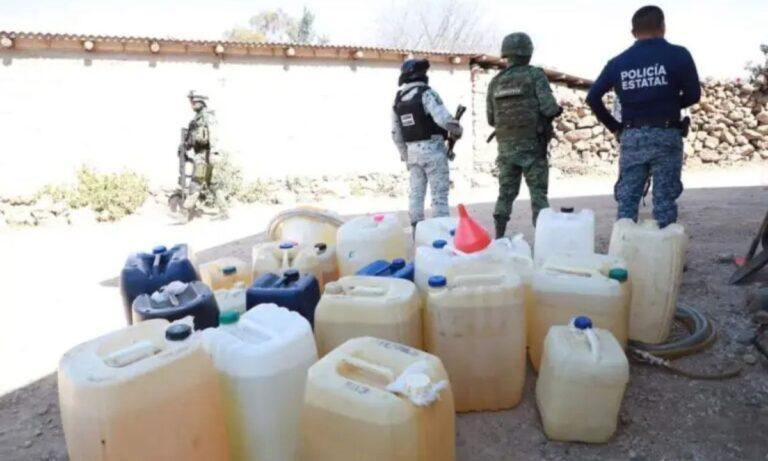 Imagen: Localizan bodega donde se almacenaba huiachicol en Atotonilco de Tula