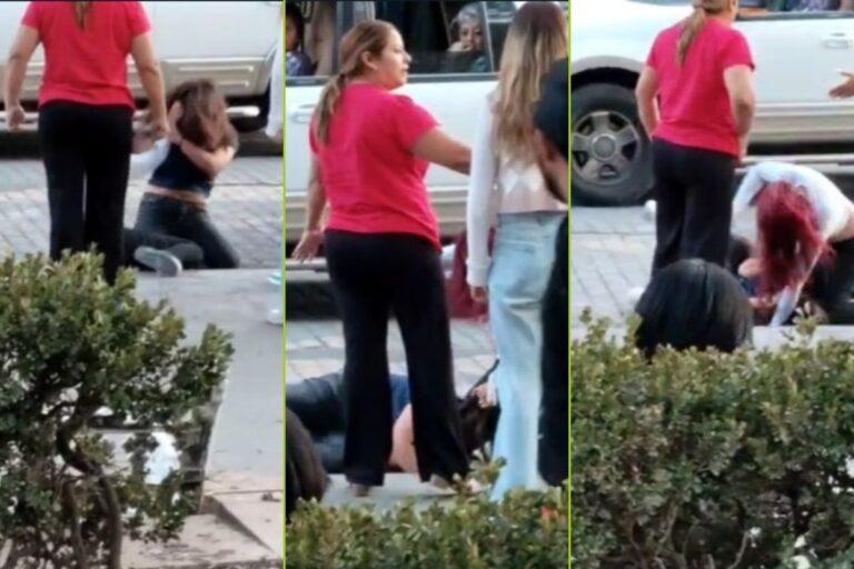 Imagen: Circula en redes: Captan pelea entre mujeres en jardín La Floresta en Tulancingo