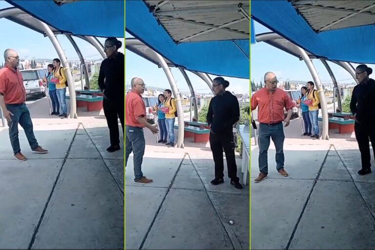 Imagen: Video: Sujeto intentó golpear a un joven en el bulevar Santa Catarina; ¿por qué?