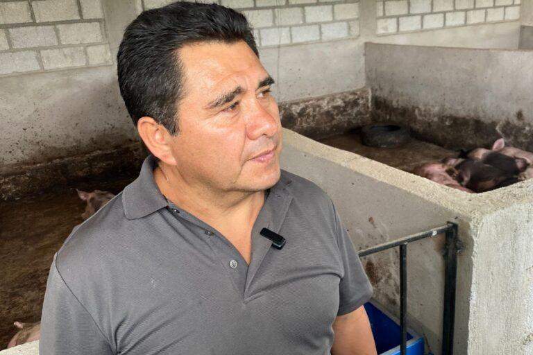 Imagen: Hidalgo: Migrante desarrolla una granja de cerdos con programa de gobierno