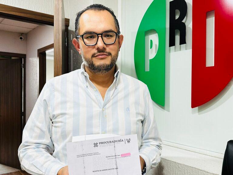 Imagen: Marco Mendoza denuncia irrupción violenta en oficinas del PRI Hidalgo