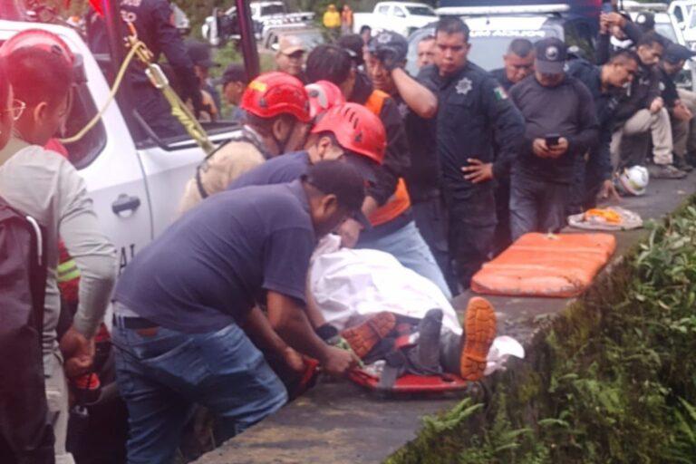 Imagen: Tenango de Doria: Fallece elemento de Protección Civil en operativo de rescate