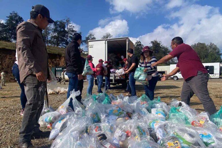 Imagen: ¿Desde dónde continúa llegando la ayuda a la Sierra hidalguense?