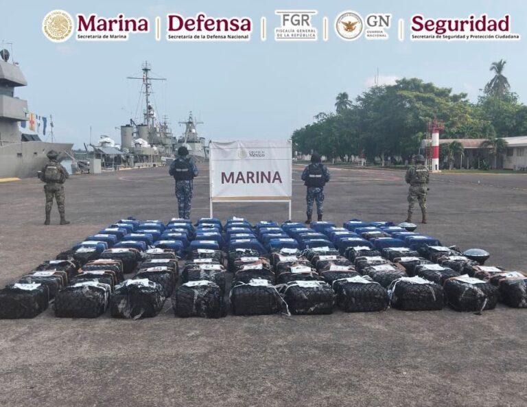 Imagen: Aseguran 2.5 toneladas de droga en las costas de Michoacán
