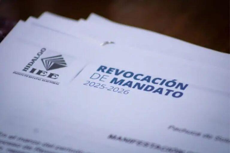 Imagen: Revocación de mandato: el IEEH aprobó este cambio para la recolección de firmas en Hidalgo