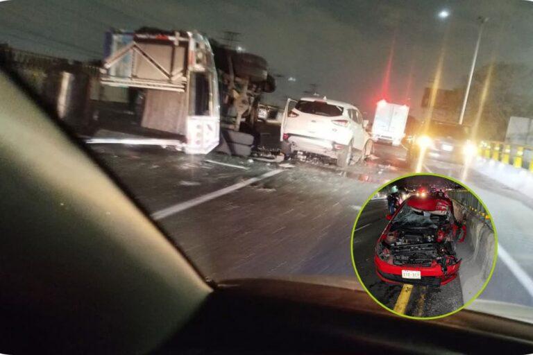 Imagen: Autopista México-Pachuca: Dos personas mueren en hecho vial esta madrugada; hay cierre de la vía 
