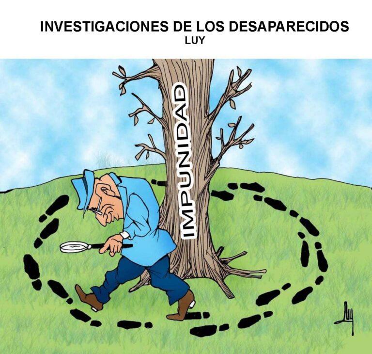Imagen: Investigaciones de los desaparecidos