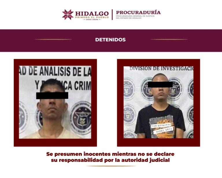 Imagen: Capturan a dos con más de 59 mil dosis de sustancias en Mineral de la Reforma