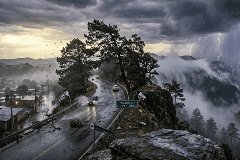 Imagen: Pronostican lluvias fuertes y rachas de viento para Hidalgo este 24 de junio: regiones más afectadas