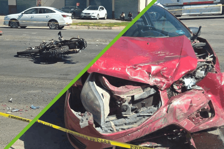Imagen: VIDEO: Motociclista pierde la vida tras choque en Tulancingo; salió proyectado varios metros