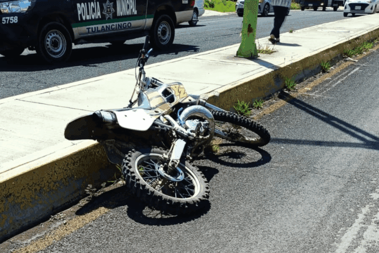 En Tulancingo, los accidentes de motociclistas no paran