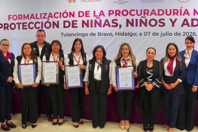 Imagen: Hidalgo ha formalizado 17 procuradurías de protección al menor
