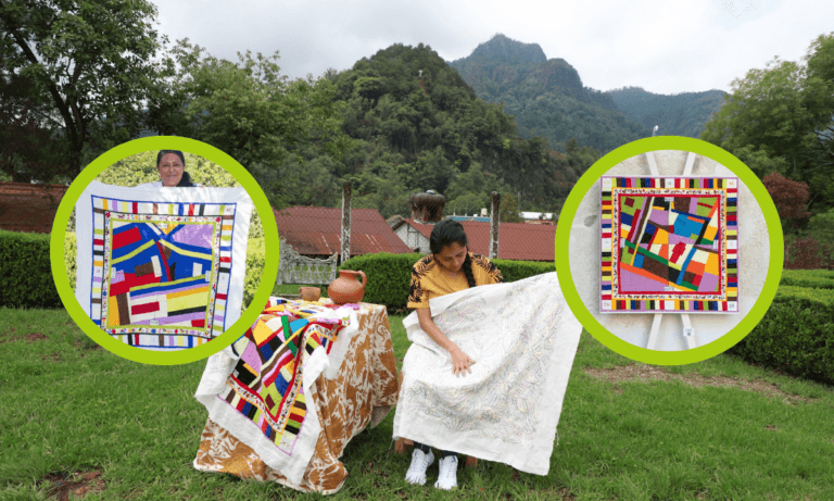 Imagen: Bordados de mujeres hidalguenses brillan en proyecto internacional