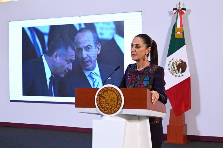Imagen: Claudia Sheinbaum condena la corrupción de García Luna y exige justicia