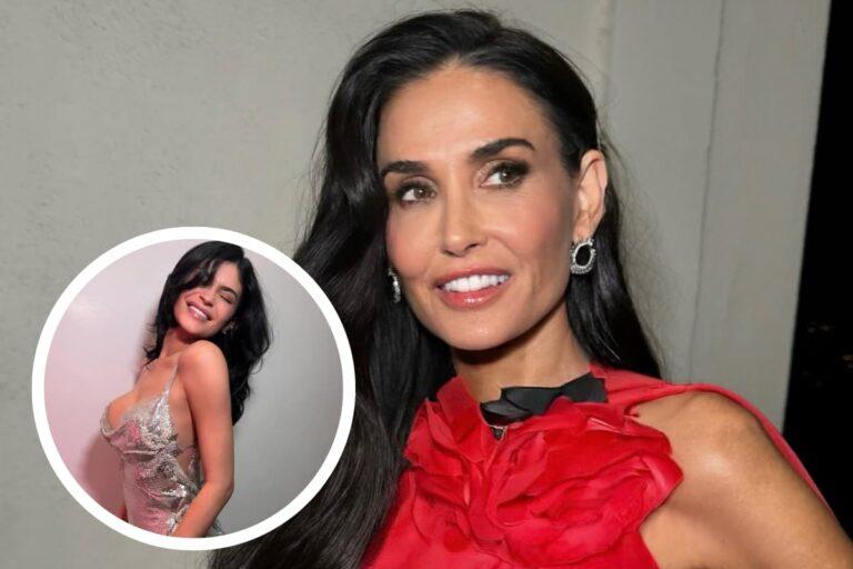 Imagen: ¿Demi Moore ignoró a Kylie Jenner en los Globos de Oro? Te mostramos el momento viral