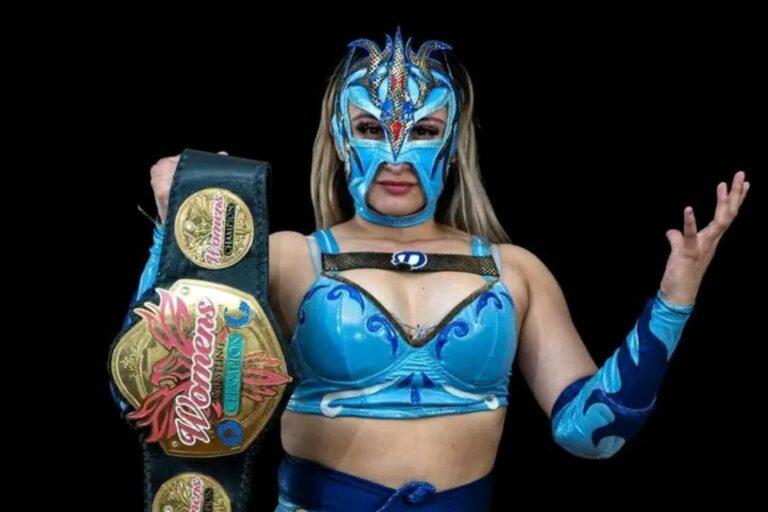 Imagen: ¡Dayami lo vuelve a hacer! La hidalguense se consagra como tricampeona internacional de lucha libre