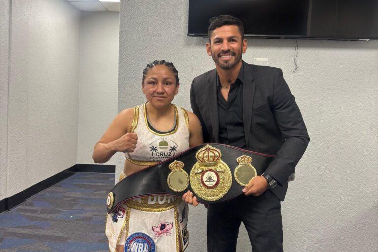 Imagen: De Ixmiquilpan al mundo: Mayelli Rosquero hace historia al ganar el campeonato mundial de la WBA