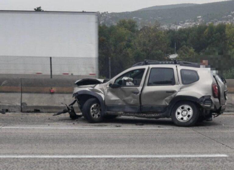 Imagen: Choque en la México-Querétaro deja dos lesionados