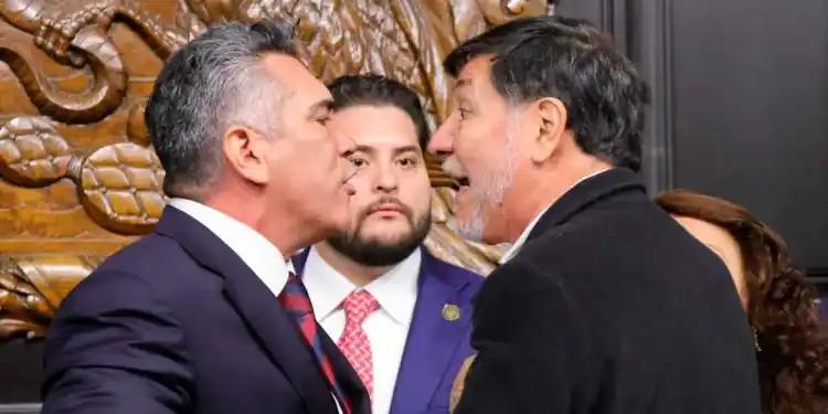 Imagen: Alito Moreno justifica agresión a Fernández Noroña y amenaza con volver a golpearlo