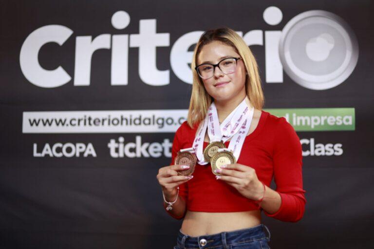 Imagen: Arumy Carrión rifa lentes para pedalear rumbo al Mundial de MTB en Suiza