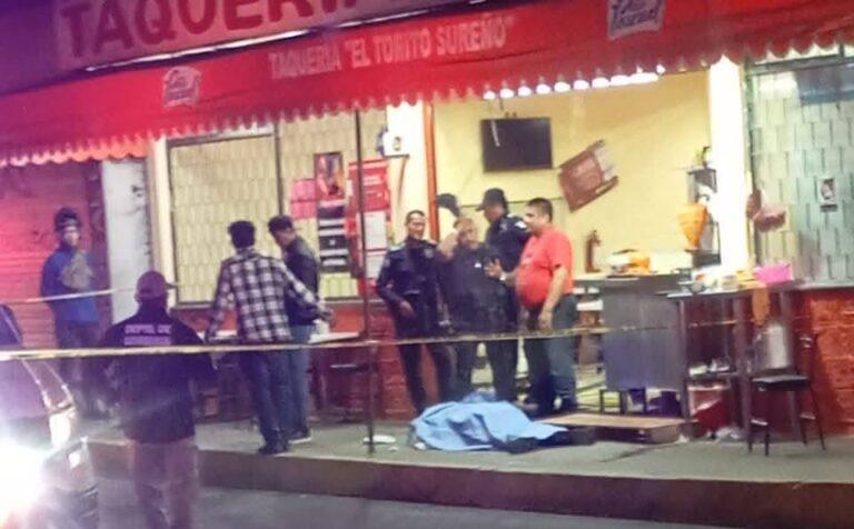 Imagen: Era el encargado del trompo de pastor en una taquería del Edomex y murió por una bala perdida