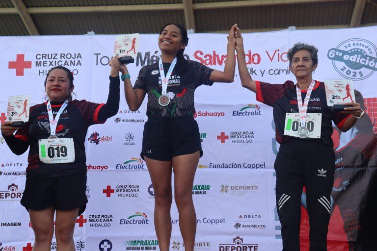 Imagen: Cruz Roja Hidalgo bate récord con más de 500 corredores en la carrera Todo México Salvando Vidas