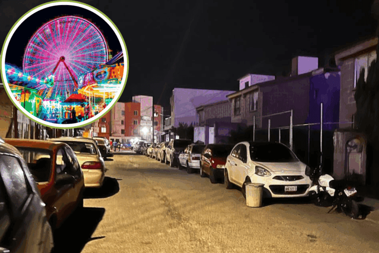 Imagen: Vecinos implementan estacionamiento comunitario ante saturación del recinto ferial