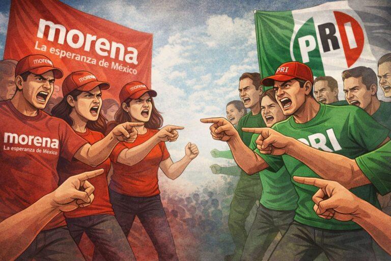 Imagen: Guerra de cifras: PRI y Morena se señalan por inflar padrones en Hidalgo