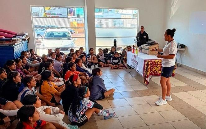 Imagen: Charlyn Corral motiva a selección hidalguense femenil rumbo a Olimpiada Nacional 2026