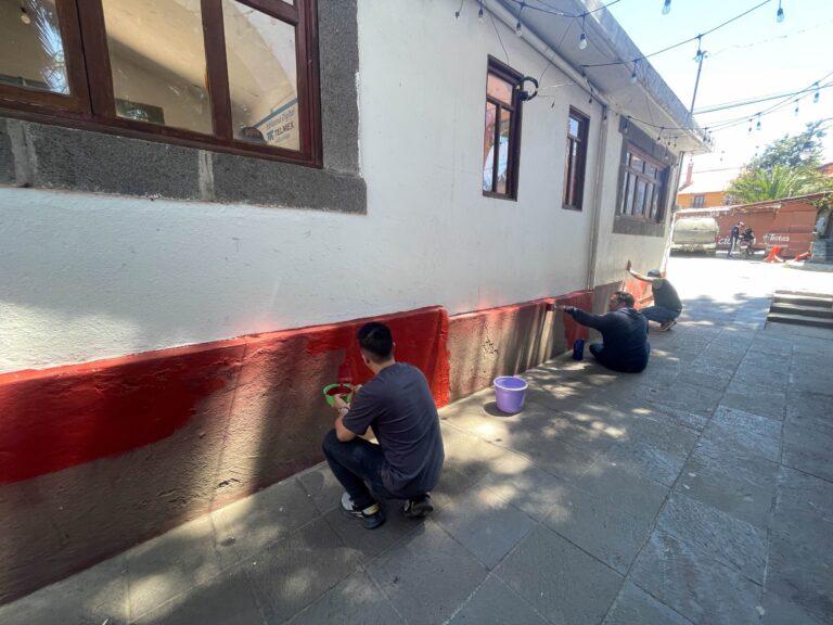 Imagen: Huasca de Ocampo se prepara para Semana Santa con una mega faena de limpieza