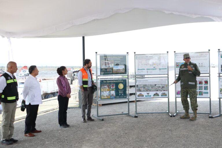 Imagen: Sheinbaum supervisa obras del tren AIFA-Pachuca, ¿cuál es el avance?