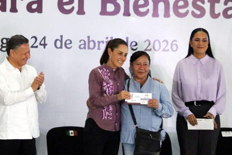 Imagen: Claudia Sheinbaum encabeza entrega de apoyos en Singuilucan