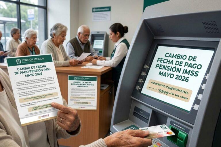 Imagen: ¡Atención pensionados! Cambian fecha de pago de la pensión IMSS mayo 2026