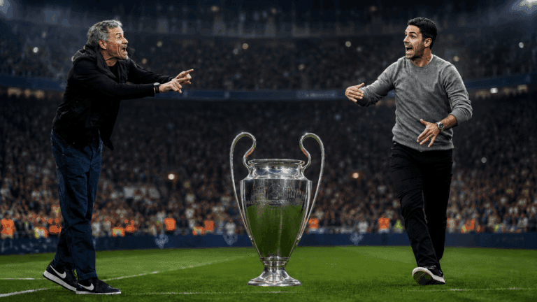 Imagen: Luis Enrique y Arteta: alumnos de Guardiola, rivales en la Champions