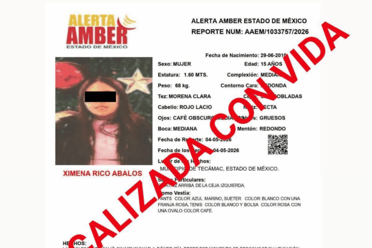Imagen: Localizan a joven desaparecida por quien bloquearon la México-Pachuca; se ausentó por voluntad propia