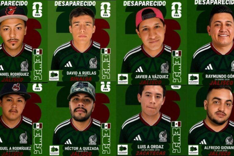 Imagen: Nuevo album del mundial: Colectivos de Jalisco sacan cromos con fotos de desaparecidos