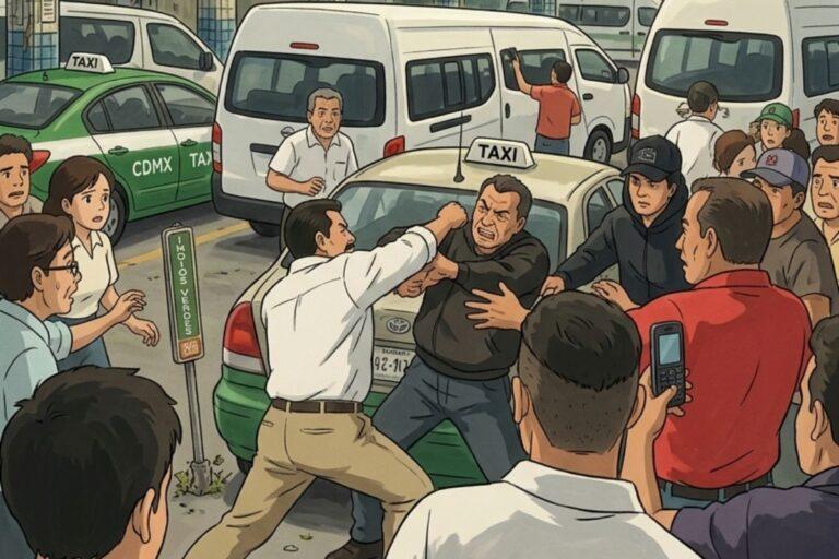 Imagen: Video: Quiso parar pelea y le tocaron los golpes en salida a Pachuca