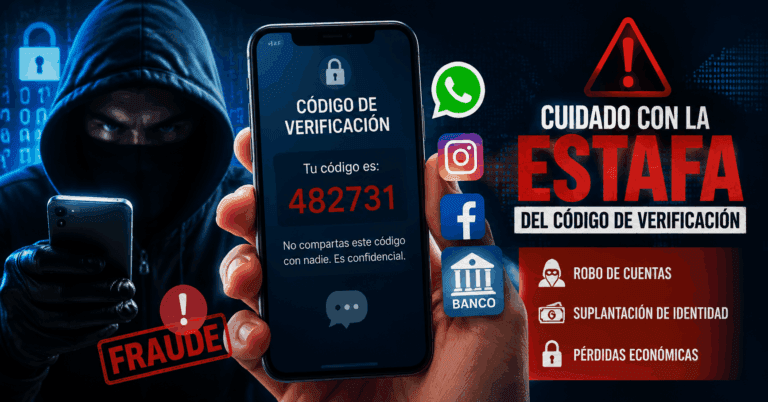 Imagen: ¡Cuidado! Estafa del código de verificación pone en riesgo cuentas digitales