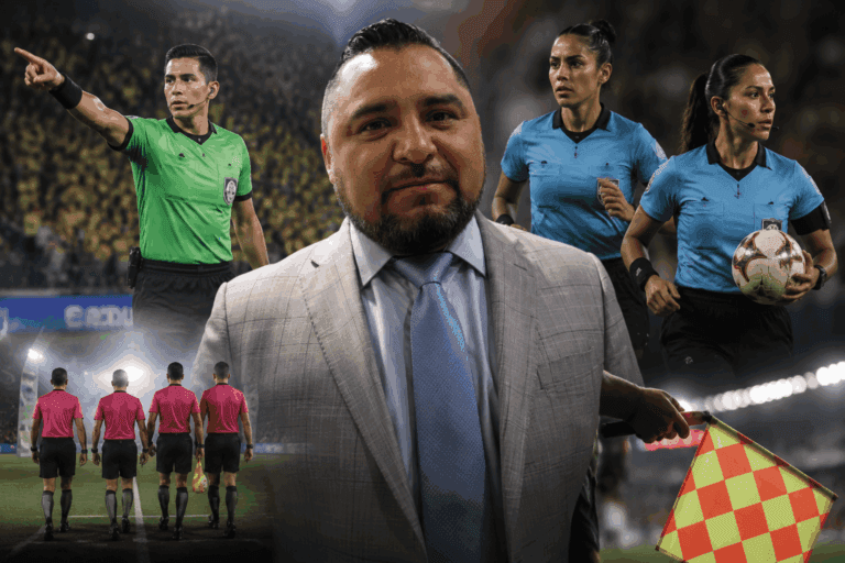 Imagen: Jesús Campos presume avances del arbitraje hidalguense