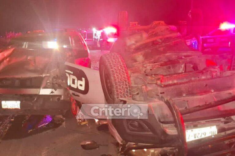 Imagen: Accidente vial en Progreso de Obregón deja un policía muerto