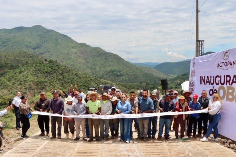 Imagen: Actopan inaugura nuevo camino en la comunidad de Las Mecas