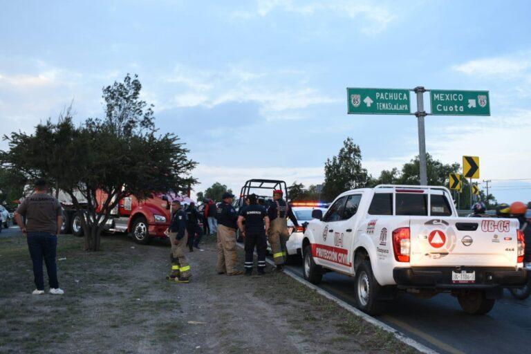 Imagen: Robo de tráiler desata persecución, balacera y operativo en Tizayuca; hay dos detenidos