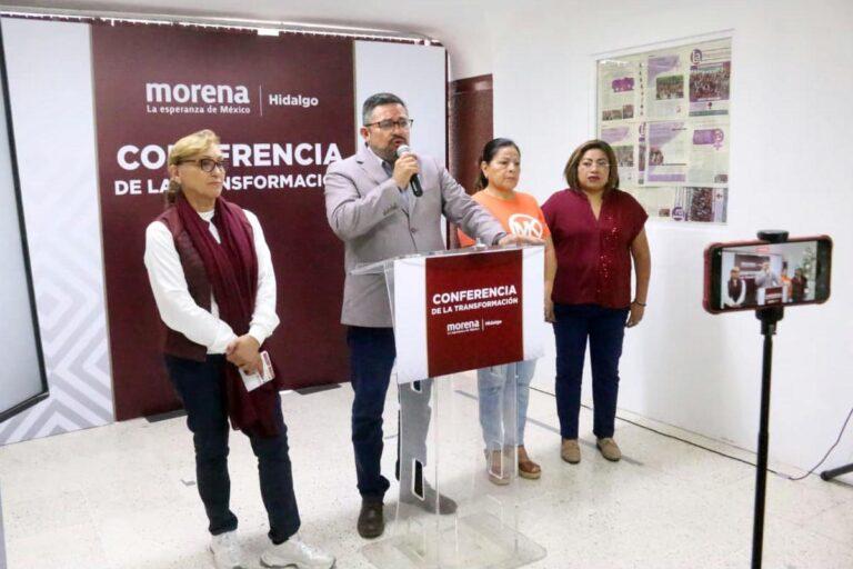 Hidalgo: Morena exhorta a aspirantes a candidaturas a que dejen sus cargos públicos