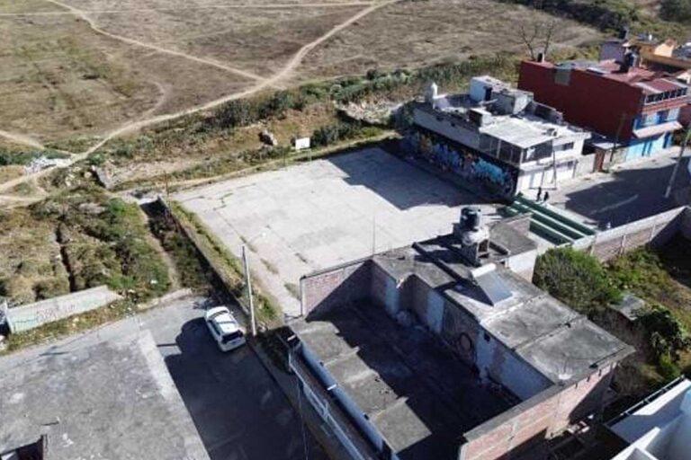 Imagen: ¿Para cuándo estará la rehabilitación de cancha en la colonia La Cruz, de Tulancingo?