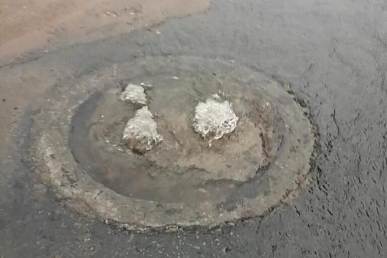 Imagen: A dos semanas de la inauguración, obra pluvial presenta problemas en Mineral de la Reforma