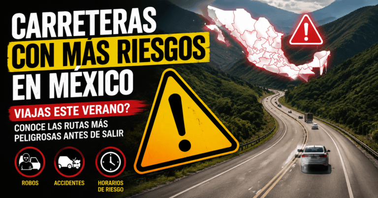 Imagen: Carreteras con más riesgos en México: conoce las rutas que debes evitar durante tus viajes