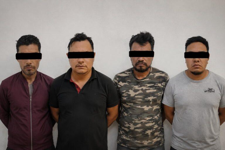 Detienen a cuatro criminales que operan en Hidalgo; tres eran prioridad de las autoridades